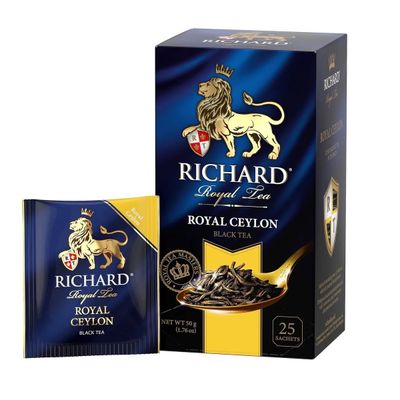 Чай Richard Royal Ceylon черный 2г×25п