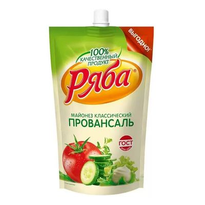 Майонез Ряба Классический Провансаль 50,5% 350г *20