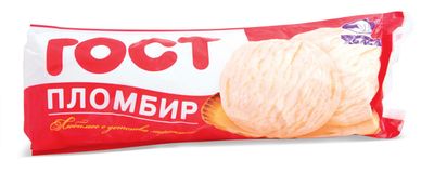 Мороженое НЧ Пломбир ГОСТ 500 г/10 шт.