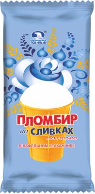 Стаканчик вафельный НЧ Пломбир на сливках 75 г
