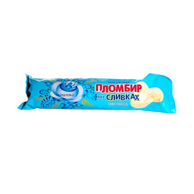 Мороженое НЧ Пломбир на сливках 450г/10шт мешок