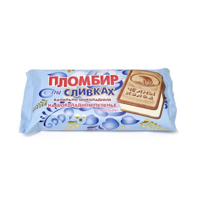 НЧ "Пл-р на Сливках" ван.-шок. на шок. печенье 100г/26шт. (600)