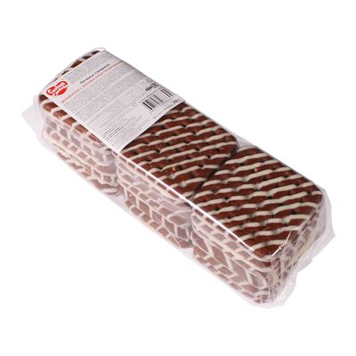 Печенье Сладкая Слобода Деревенское с орехом и какао расфасованное 14*350г