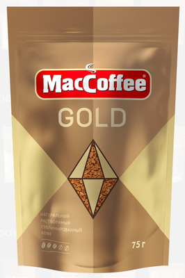 Кофе MacCoffеe GOLD натур.раствор.субл. м/у 75г*12шт
