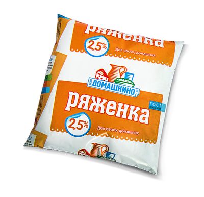 Ряженка "Село Домашкино" 2,5% 450г ф/п
