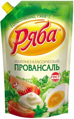 Майонез Ряба Классический Провансаль 50,5% 630г*16