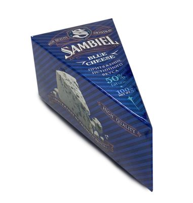Сыр с голубой плесенью Sambiel 0,1кг/5шт/4блока