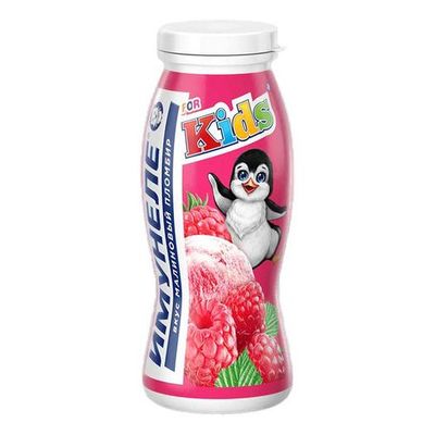 Напиток Имунеле Кидс со вкусом малинового пломбира 1,5 % 100г