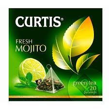 Чай Curtis Fresh Mojito зеленый ароматизированный 1,7г×20пир