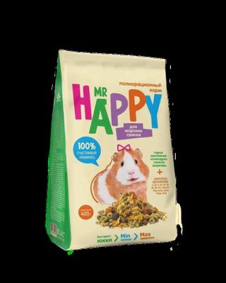 Корм MR HAPPY сухой для морских свинок 400 г