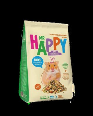 Корм MR HAPPY сухой для хомяков 400 г