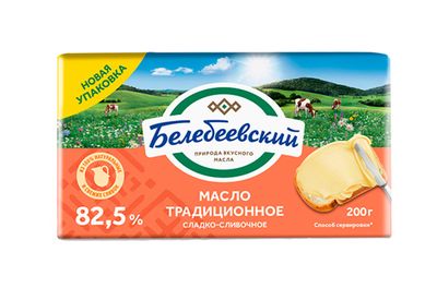 Масло Белебеевское слив. Традиционное 82,5%  170 г