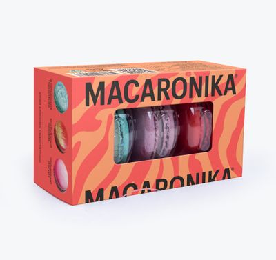 Пирожные Macaronika набор Гурме 3.0 3 шт