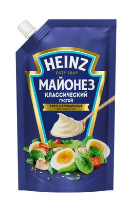 Майонез Хайнц Классич 67% 300г д/п (12) АКЦИЯ