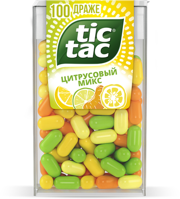 Драже Тик Так цитрус.микс, 49г.