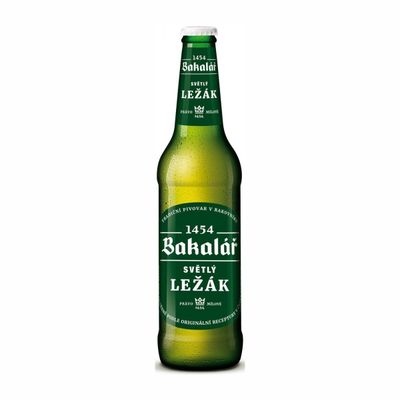 Пиво Бакалар Оригинальное Лагер светлое 4,9% ст/б 0,5л*20