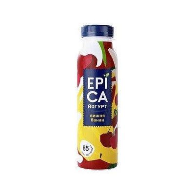 Йогурт EPICA питьевой 2,5% Вишня-банан, 260г