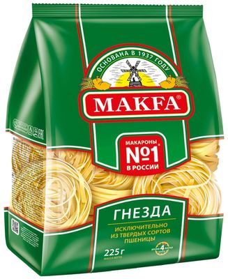 Лапша Макфа длинная, гнезда Тальятелле 450г