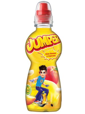 Напиток сокосодержащий Jumper Банан и Персик, 0,33л