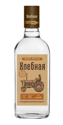 Водка Хлебная 40%, 0,5л*20