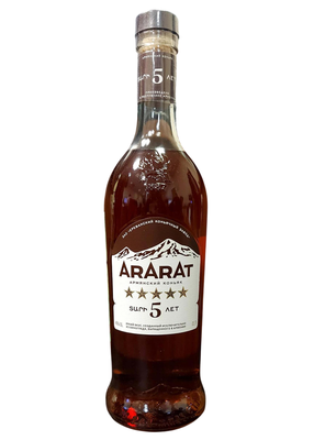 Коньяк Арарат 5* 40% 0,5л*6 п/у