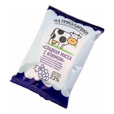 Масса с изюмом "Из Николаевки" 23% 180гр  (НМК)