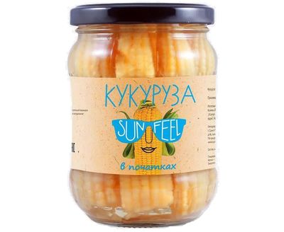 Кукуруза SUNFEE в початках 370мл
