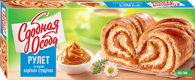 Рулет со вкусом варёной сгущёнки 400г