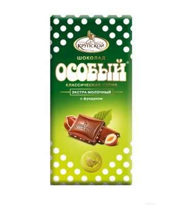 Шоколад Славянка Особый Экстрамол.с фундуком 75гр. (15)