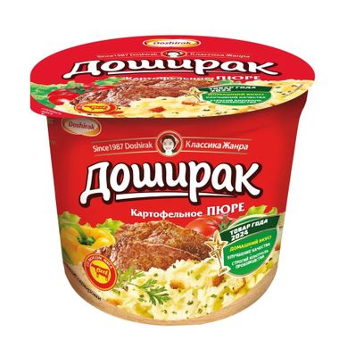 Пюре картофельное Доширак со вкусом мяса 40г*24