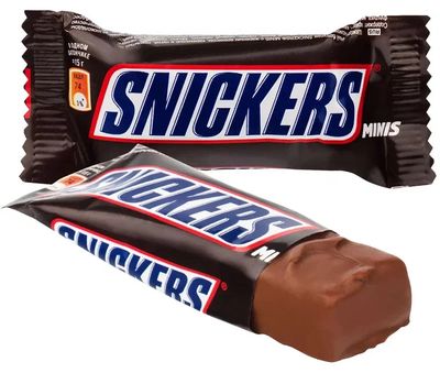Шоколадные конфеты Snickers Minis 2,9кг