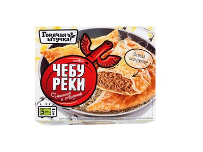 Чебуреки Горячая штучка со свининой и говядиной 360г/10шт