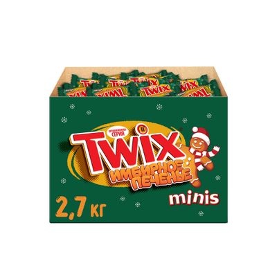 Шок. Конфеты Твикс минис Имбирное печенье 2,7кг новый ШК