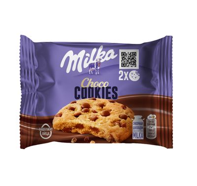 Печенье "Милка" с кусочками молочного шоколада, 28 г х 16
