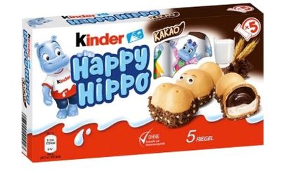 Вафли Kinder Happy Hippo Cacao 103,5 г
