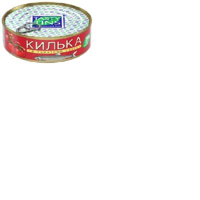 Килька Tasty Tins обжаренная в томатном соусе 240г
