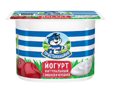 Йогурт Простоквашино Вишня-Черешня 2,9% 12*110г