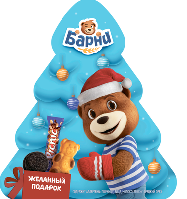 Набор кондитерской продукции Медвежонок Барни, Пикник,Орео 204гх8шт