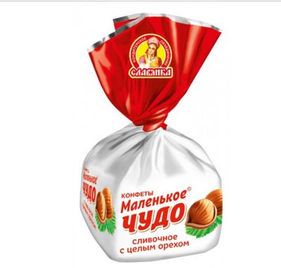 Конфеты Славянка Маленькое чудо глаз.сливочное 206, гр.