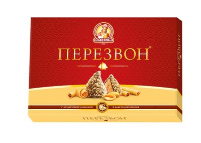 Набор конфет Славянка Перезвон в вафельной крошке 220г (6) ш/к