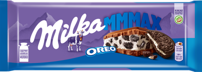 Шоколад молочный «МИЛКА МММАХ» (МММАКС) с арахисовой начинкой с воздушным рисом, карамельной начинко
