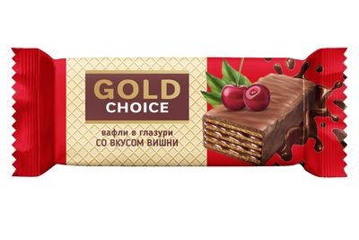Вафли GOLD CHOICE в глазури микс, фас. 0,5кг