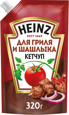 Томатный кетчуп Heinz для гриля и шашлыка, 320г