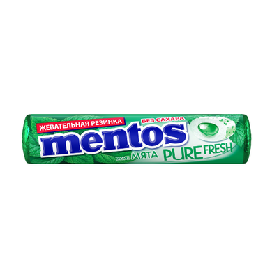 Жевательная резинка Mentos Pure Fresh Нежная Мята 15,5гр
