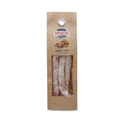 Колбаса AMGUSTIA Mini Fuet с грецким орехом с/в 60 гр