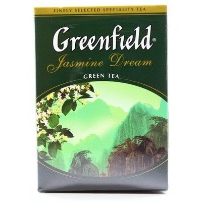 Чай Greenfield Jasmine Dream зеленый, листовой, 100г