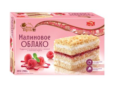 Торт День торта Малиновое облако, 390г