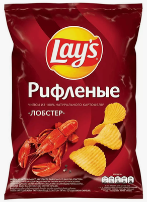 Чипсы Lays картоф. рифл. лобстер 140 г