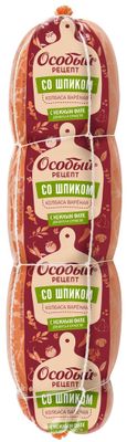 Колбаса вареная Особый рецепт Со шпиком п/а вес