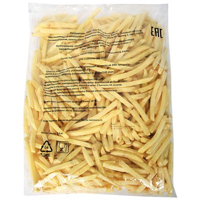 Картофель фри 9х9мм Триумф TR46 2,5кг (5шт/кор)